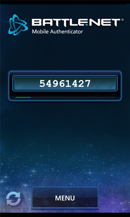 Battle.net Authenticator Interface